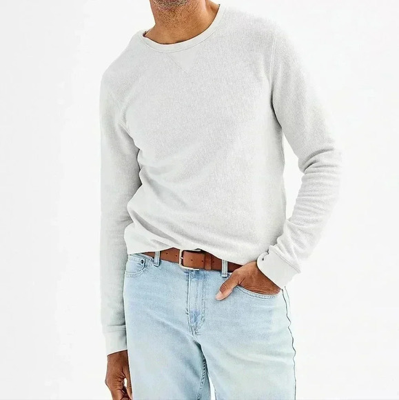 Men's Sonoma Goods For Life® Thermal Crewneck Tee. *NEW In Packaging* - Picture 1 of 3